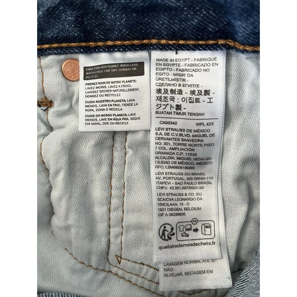 Levis 501 Men’s Original Fit Jeans Straight Leg Button Fly 33x30 Blue Timeless